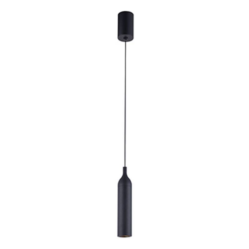 Pendente Nordecor Wisi 5 watts 3000K Preto Ø31x150mm 2681