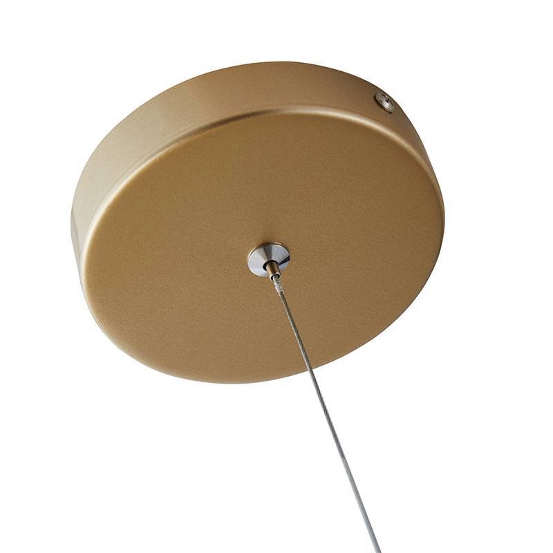 Pendente Nordecor Loze 30 watts 3000K Dourado Fosco 1200x250mm 2556
