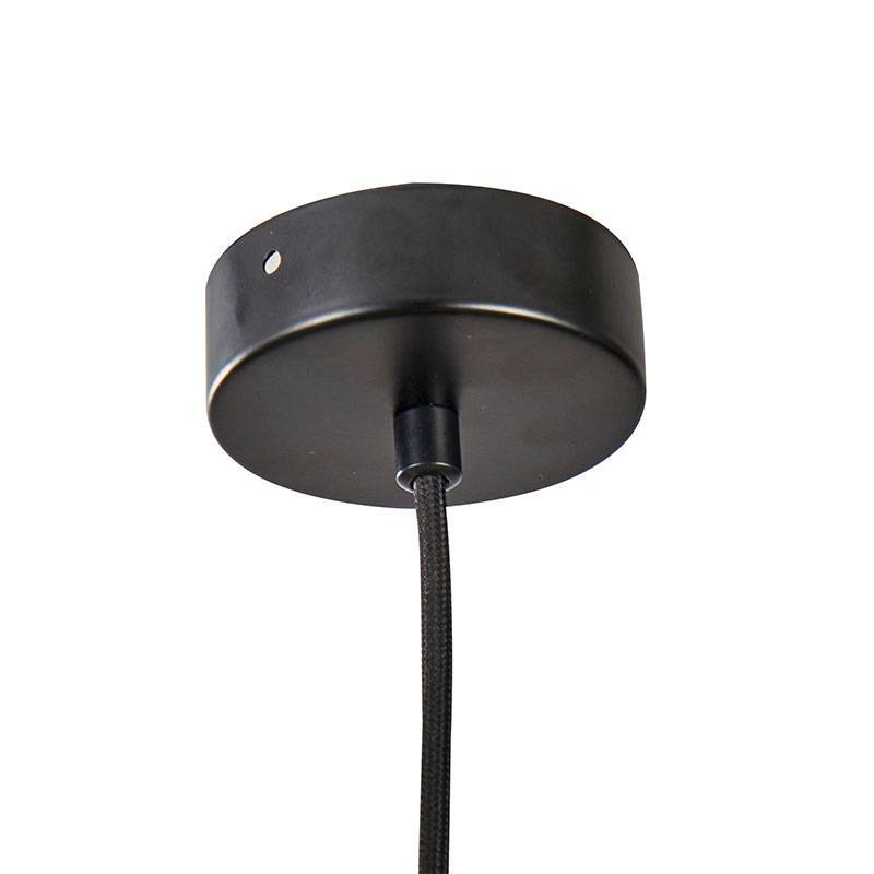 Pendente Nordecor Teas 3L G9 e 3L Dicroica MR16 Preto 200x800mm 2468