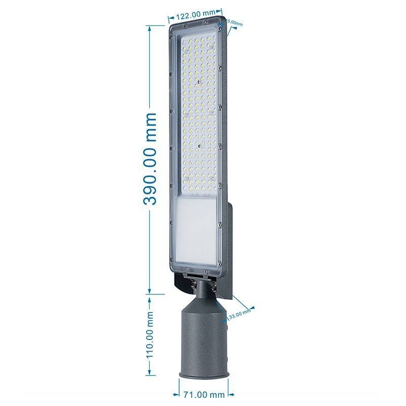 Luminária para Poste Nordecor Zuka 100 watts 5000K IP66 Bivolt 390mm 5043
