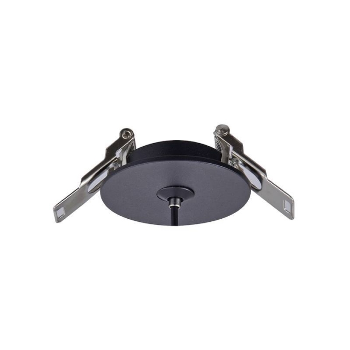 Pendente Nordecor Lana Canopla de Embutir 3 watts 3000K Preto Ø25x500mm 2692