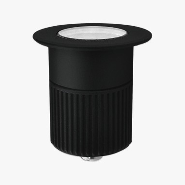 Embutido de Solo Mundial 10 watts IRC95 3000K 24° IP67 Bivolt Anti Ofuscante Ø80x94mm ML-0425