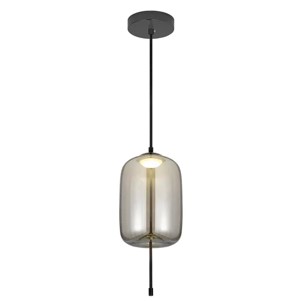 Pendente GMH Selenita Fumê 5 watts 3000K Bivolt Ø170x290mm P-SELENITA-FUME