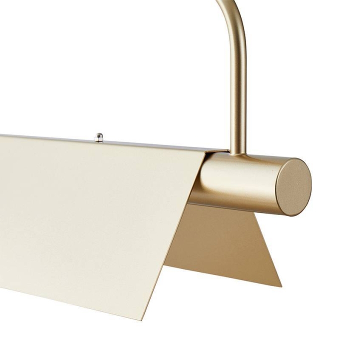 Pendente Nordecor Loze 30 watts 3000K Dourado Fosco 1200x250mm 2556