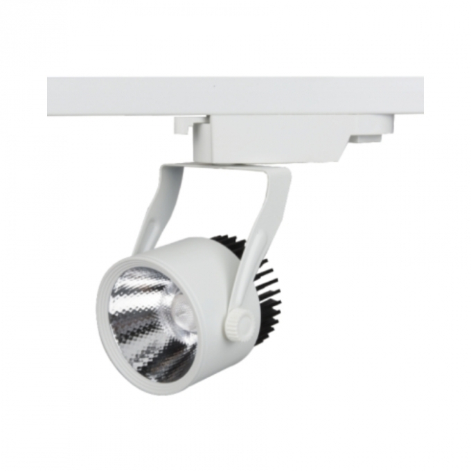 Spot para Trilho Romalux Branco 18 watts 4000K 12° 84X117X200mm IP20 Bivolt 30030