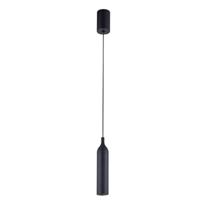 Pendente Nordecor Wisi 5 watts 3000K Preto Ø31x150mm 2681