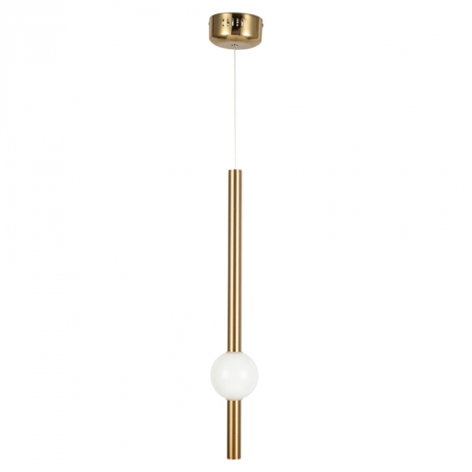 Pendente Skylight Single Balance Dourado e Branco 12 watts 120Ø600mm SKY-3042