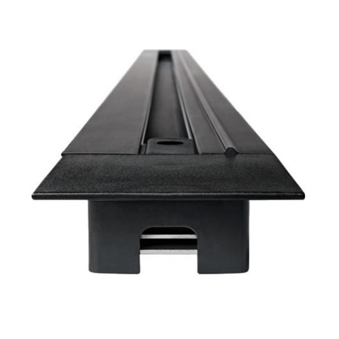 Trilho Skylight Eletrificado Embutir Preto Alumínio 1000mm Bivolt SKY-9100PT