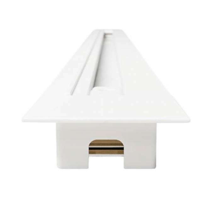 Trilho Skylight Eletrificado Embutir Branco Alumínio 1000mm Bivolt SKY-9100BR