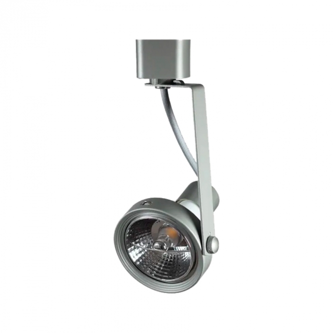Spot Skylight Usual Silver p/ Trilho 1L AR70 GU10 Alumínio e ABS Bivolt Ø78X220mm SKY-014SL