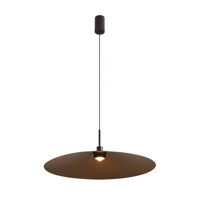 Pendente Nordecor Kale Dre 10 watts 3000K Preto Ø450mm 2866