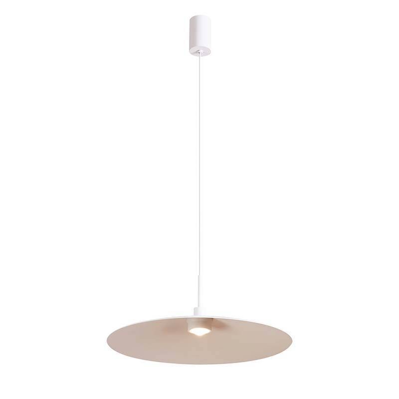 Pendente Nordecor Kale Dre 10 watts 3000K Branco Ø380mm 2863