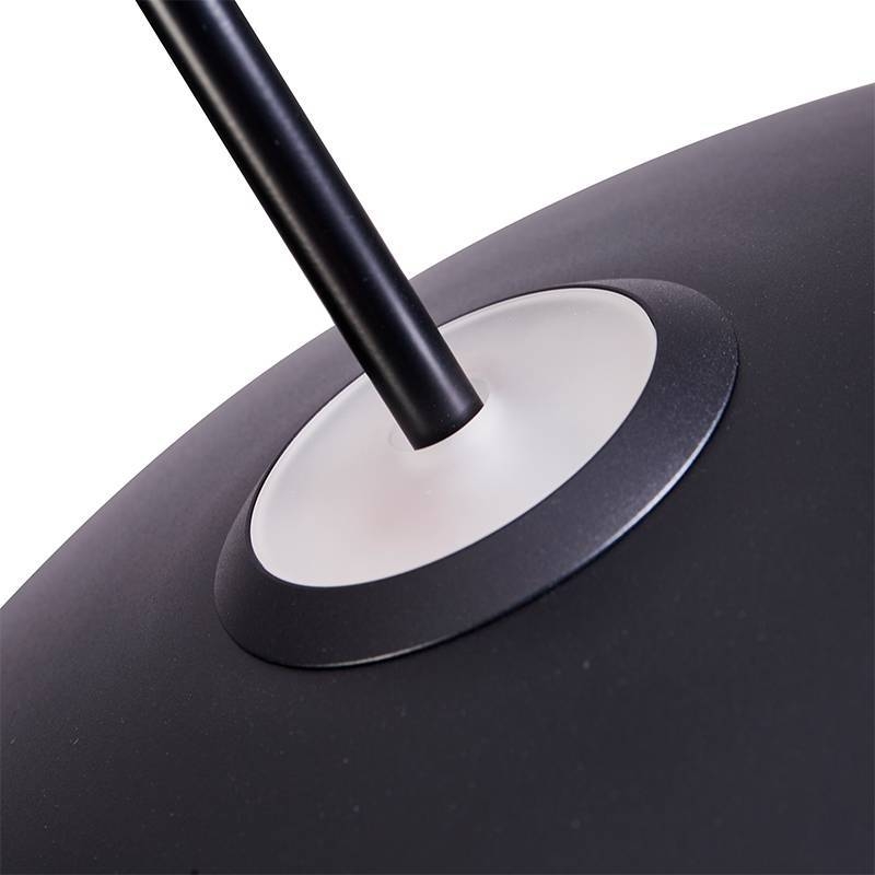 Pendente Nordecor Kale Ger 10 watts 3000K Preto Ø380mm 2860