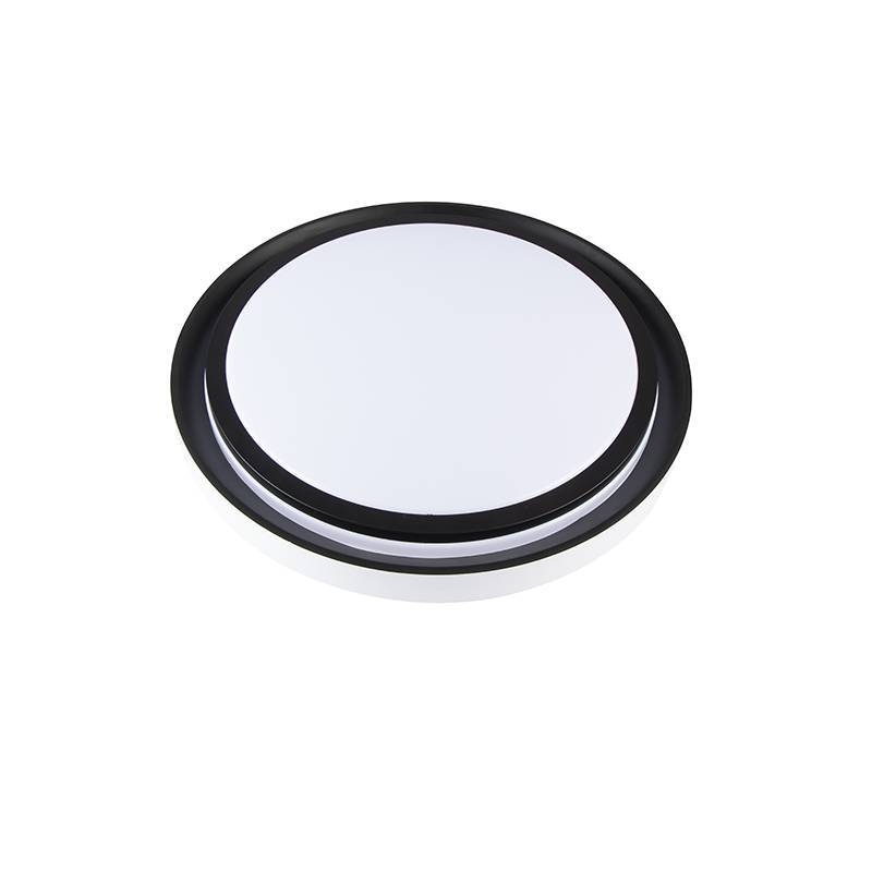 Plafon Nordecor Zony 36 watts Multitemperatura Preto Ø500x70mm 2670