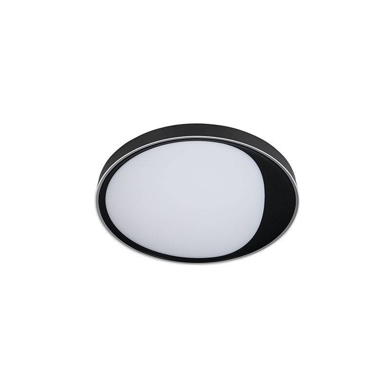 Plafon Nordecor Benn Redondo 35 watts 3000K Preto Ø500x80mm 2345