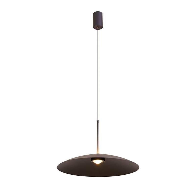 Pendente Nordecor Kale Ger 10 watts 3000K Preto Ø380mm 2860
