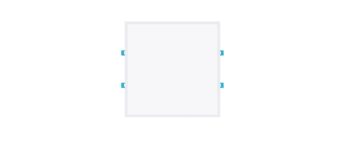 Painel de Embutir Stella Edge Branco 26 Watts 3000K 345x345mm STL22954BR/30