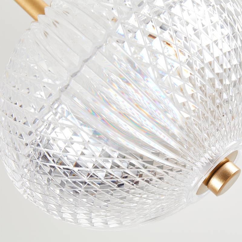 Pendente Nordecor Luse 7 watts 3000K Ouro Champagne Ø150x220mm 2794