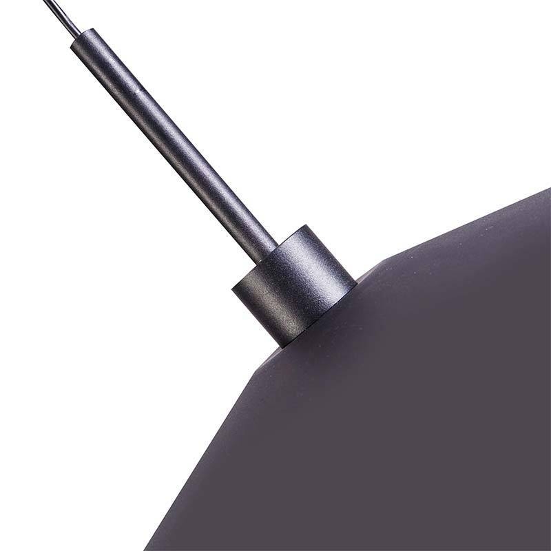 Pendente Nordecor Kale Dre 10 watts 3000K Preto Ø380mm 2864