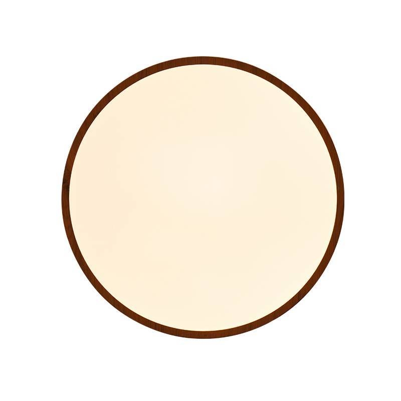 Plafon Nordecor Oris Redondo 24 watts 3000K Imbuia Ø400x50mm 2452