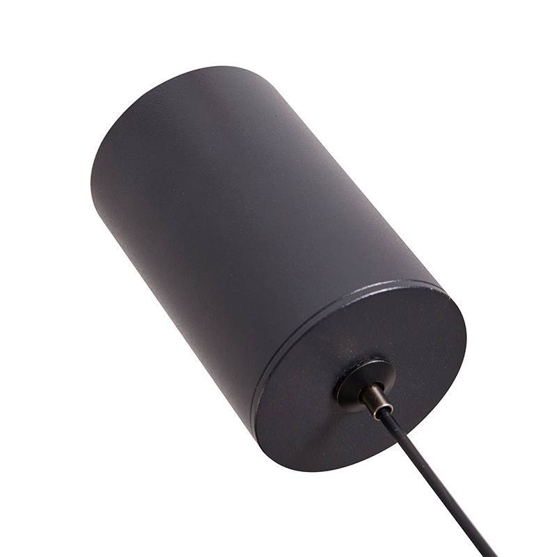 Pendente Nordecor Kale Dre 10 watts 3000K Preto Ø450mm 2866