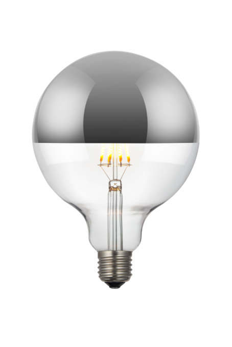 Lâmpada GMH G125 Defletora 8 watts Prata Bivolt 2200K Ø125mm LG125D-8W