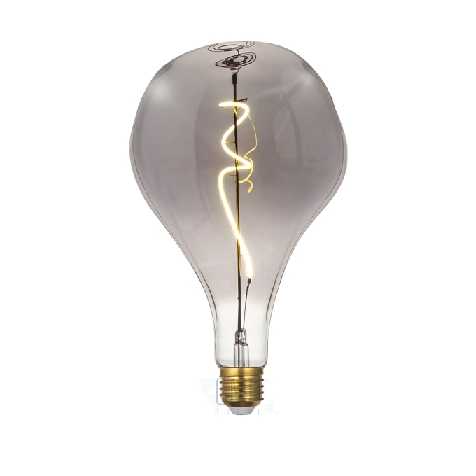 Lâmpada GMH P130 4 watts Spiral Fumê Bivolt 2200K LP130FUME-S-4W