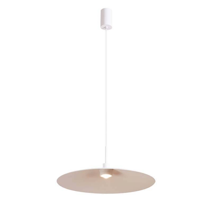Pendente Nordecor Kale Dre 10 watts 3000K Branco Ø380mm 2863