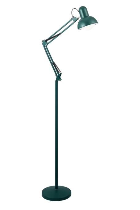 Luminária de Piso GMH Office Lamp Verde 1L E27 1900X150X500mm Bivolt OL-VERDE