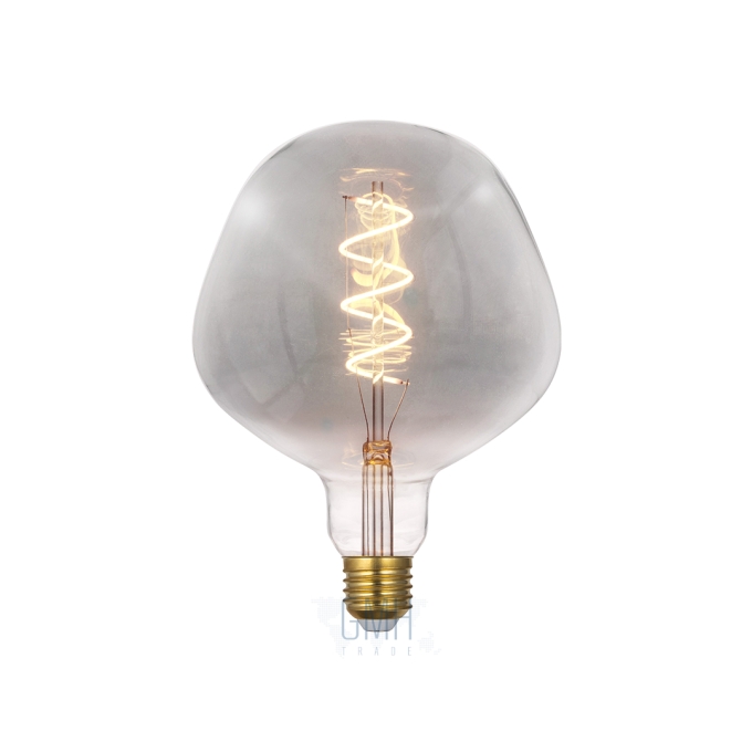 Lâmpada GMH P130 4 watts Spiral Fumê Bivolt 2200K LP130FUME-S-4W