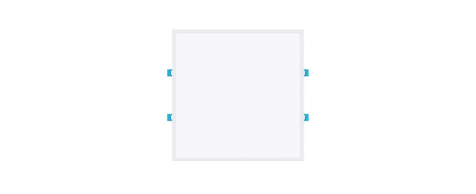 Painel de Embutir Stella Edge Branco 26 Watts 4000K 345x345mm STL22954BR/40