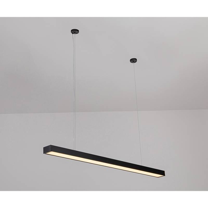 Pendente Nordecor Otan 24 watts 4000K Preto 40x1200mm 2643