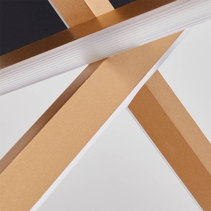 Plafon Nordecor Ashi 38 watts 3000K Ouro Champagne 700x350mm 2791