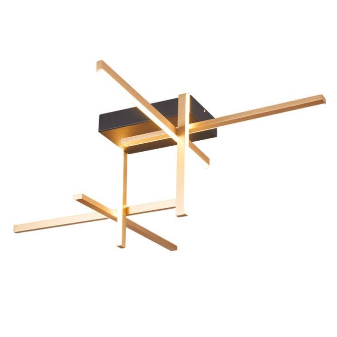 Plafon Nordecor Ashi 38 watts 3000K Ouro Champagne 700x350mm 2791