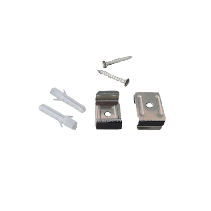 Kit de Suporte para Perfil Sobrepor 20x20mm Nordecor 10 Unidades 4172