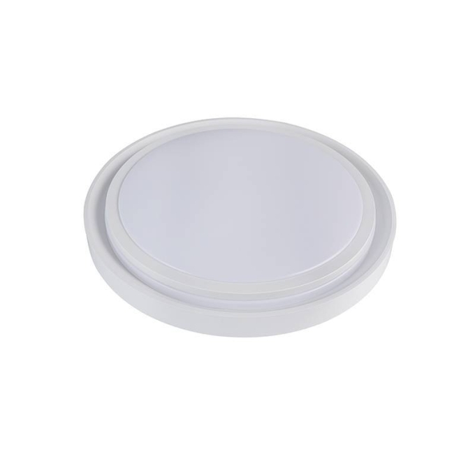 Plafon Nordecor Zony 36 watts Multitemperatura Branco  Ø500x70mm 2669