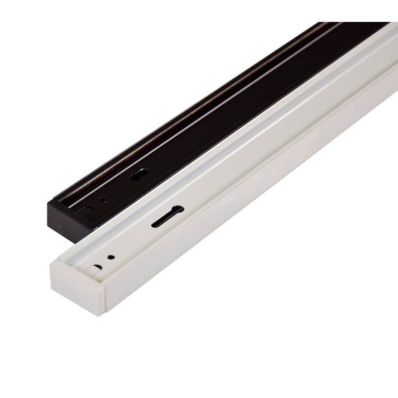 Trilho Eletrificado com Canaleta Nordecor Preto 1,5 Metros 6815