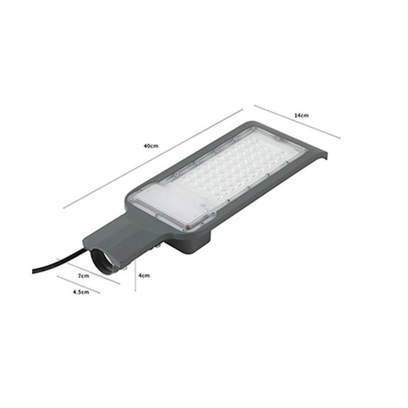 Luminária para Poste Nordecor 50 watts 5000K IP65 Bivolt 400x140x40mm 5001