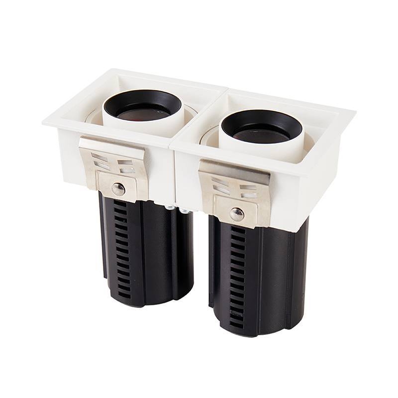 Embutido Nordecor Aiva Duo 14 watts 2700K 24° Branco Ø117x63x66mm IRC97 Bivolt 6481