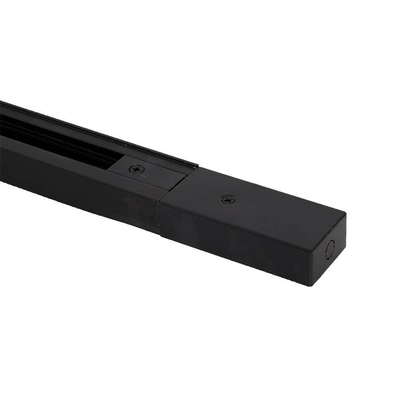 Trilho Eletrificado com Canaleta Nordecor Preto 2 Metros 6817
