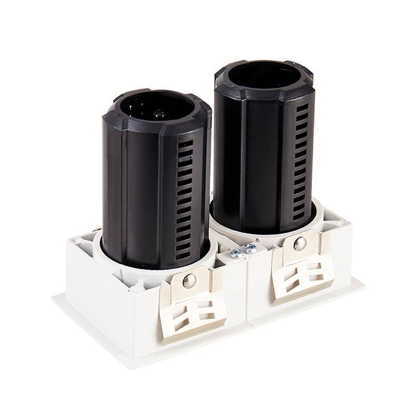Embutido Nordecor Aiva Duo 14 watts 2700K 24° Branco Ø117x63x66mm IRC97 Bivolt 6481