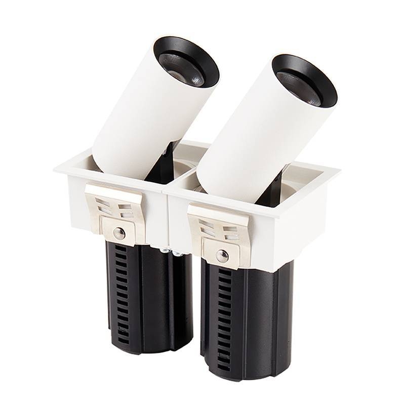 Embutido Nordecor Aiva Duo 14 watts 2700K 24° Branco Ø117x63x66mm IRC97 Bivolt 6481