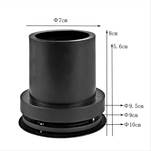 Embutido de Solo Nordecor Venna Of 10 watts 24° IP67 Preto Ø100x80mm 6422