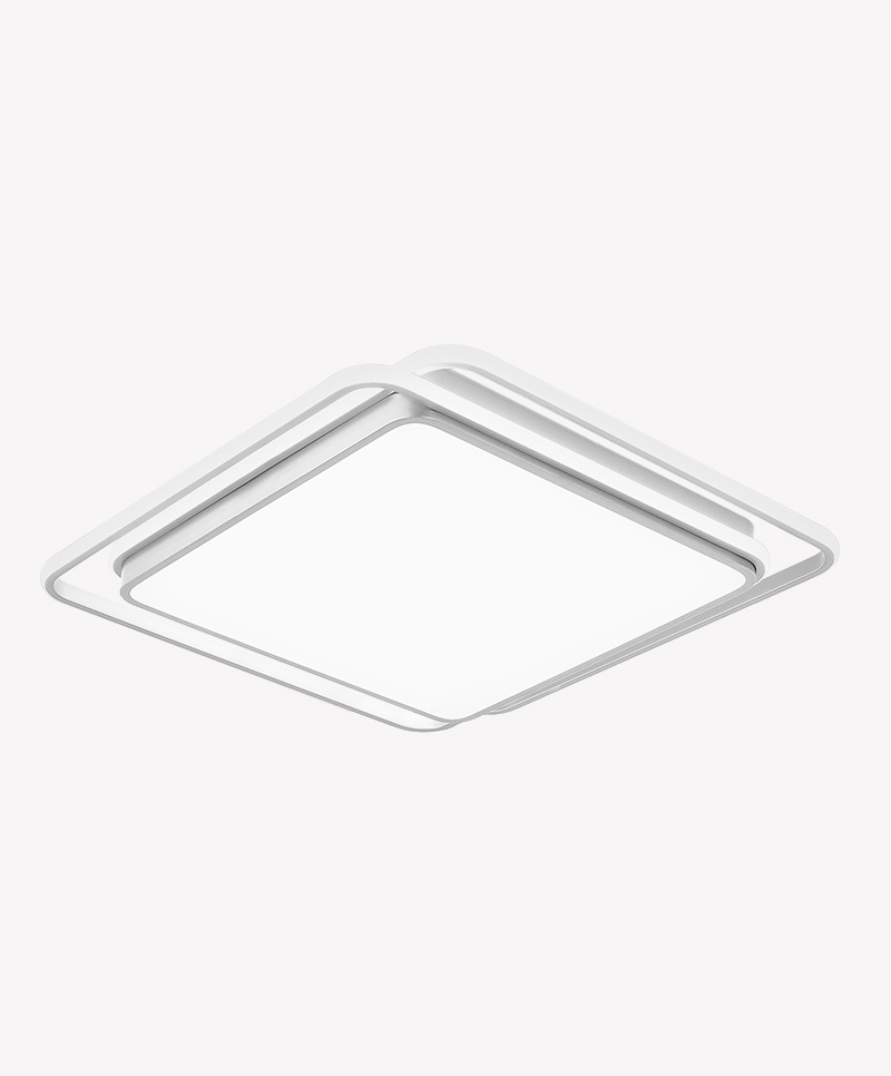 Plafon Opus LED Hoop Branco 72 watts Multitemperatura Bivolt 380x380mm OPS 82901