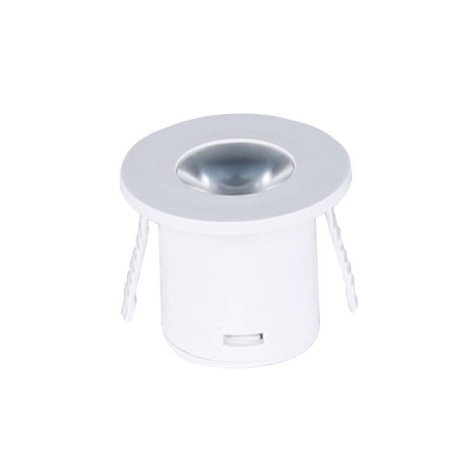 Mini Spot Embutido Nordecor Yasa Redondo 1 watts 3000K Branco c/ 2 Unidades Ø35x29mm 6327
