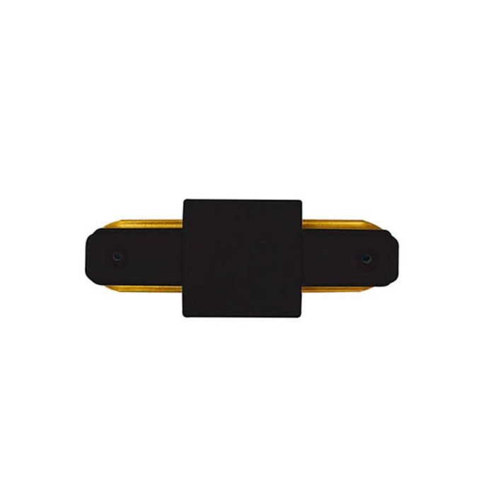 Emenda de Trilho Sobrepor I Nordecor Preto 14x94mm 6069