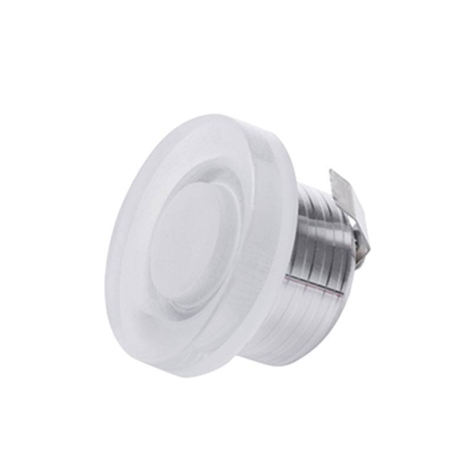 Mini Spot Embutido Nordecor Zily Redondo 3 watts 3000K Branco Ø43x15mm 6156