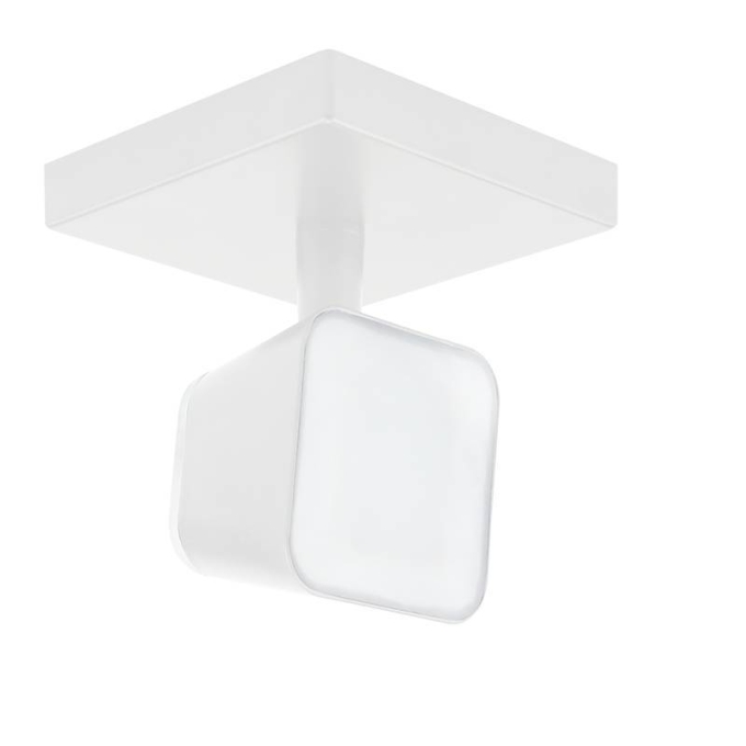 Spot Sobrepor Nordecor Cylin Quadrado 7 watts 3000K Branco 120x80x80mm 6266