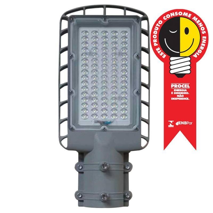 Luminária Publica para Poste Nordecor Galy 7P/Base 50 watts 5000K IP66 Bivolt 343x155x85mm 5062