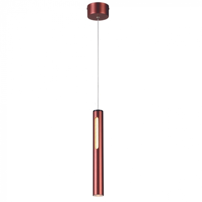Pendente Sindora 7 watts 3000K Metal Marrom e Acrílico Ø40x325mm DCD01824